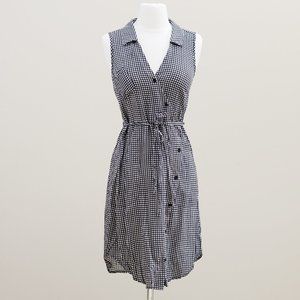 Anthropologie TYLHO Rayon Dress in Gingham Checkered Print XS